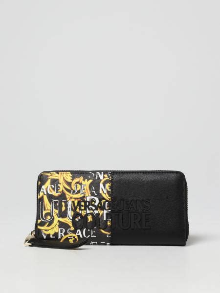 cartera versace jeans couture|Versace Jeans black.